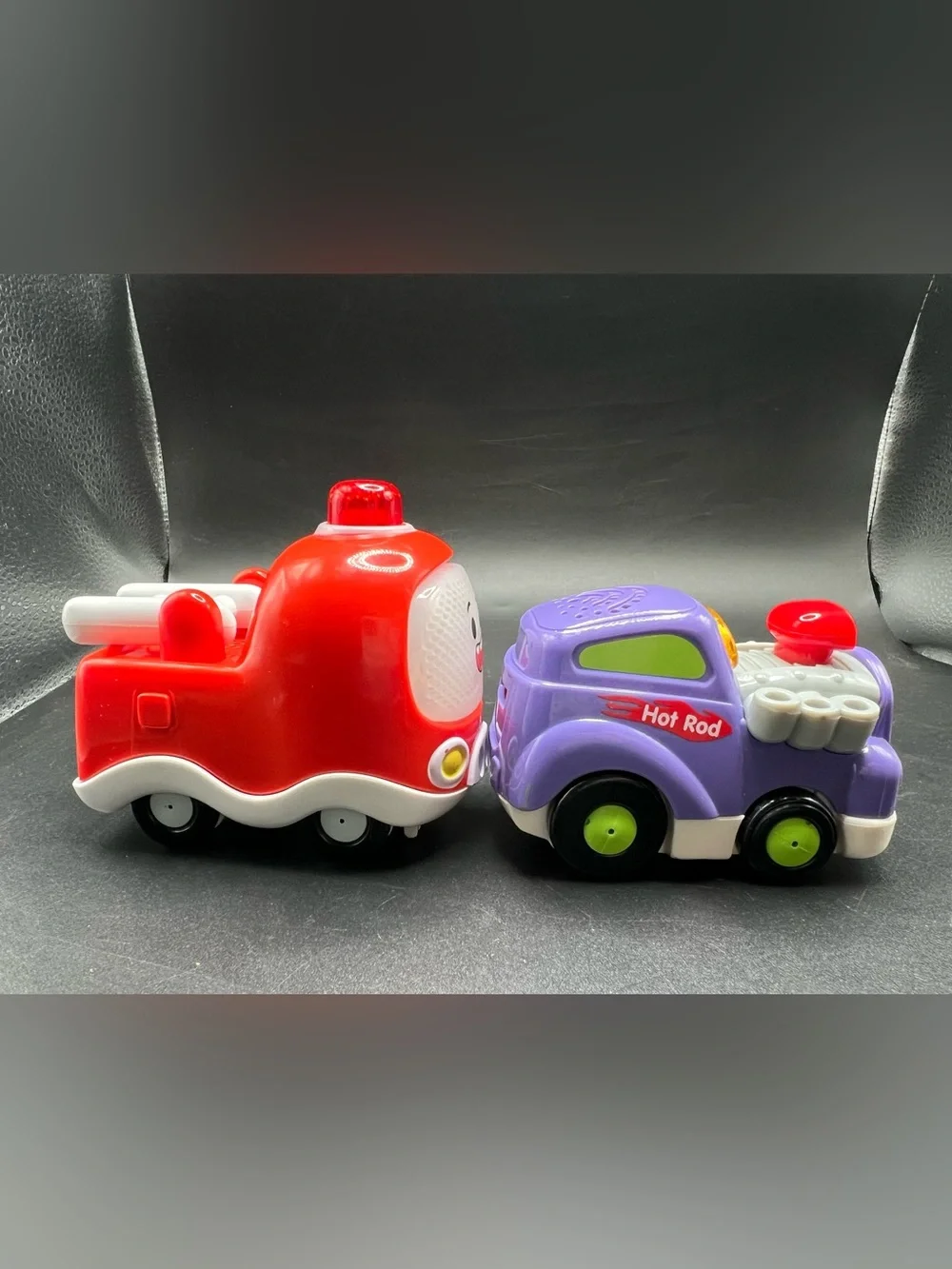 Vtech Go Go Smart Wheels Cars Fire Truck and Hot Rod Light and Sound Works